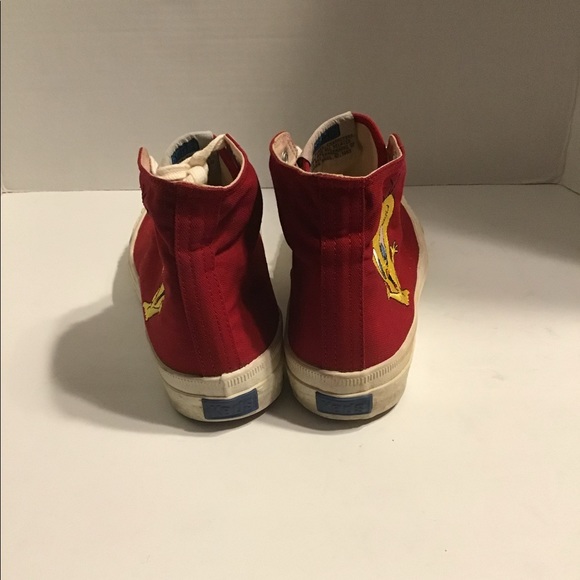 Keds Vintage (90’s) Canvas Tweety Bird High Top Sneakers - Picture 6 of 9